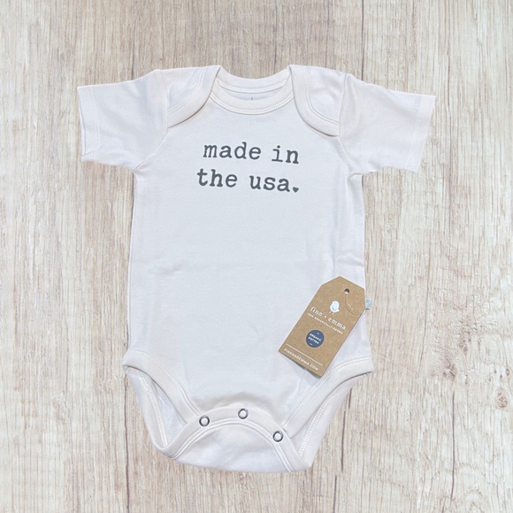 9-12m NWT Finn + Emma Organic onesie - Picture 1 of 3